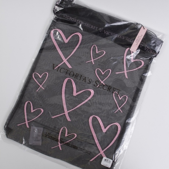 Victoria's Secret Pink Heart Lingerie Bag - Picture 4 of 7